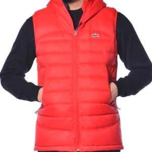 Lacoste down puffer vest with hood / Men’s